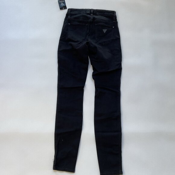 Guess Women’s Skinny Black Jeans Super Slim Fit Size 24 - Picture 7 of 11